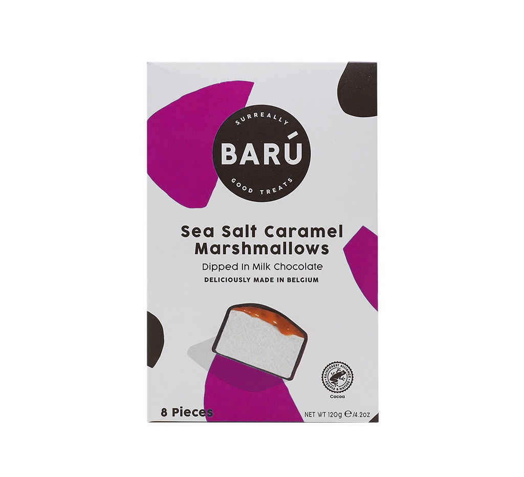 Barú - Milk Chocolate Marshmallow Sea Salt Car. 120 g 