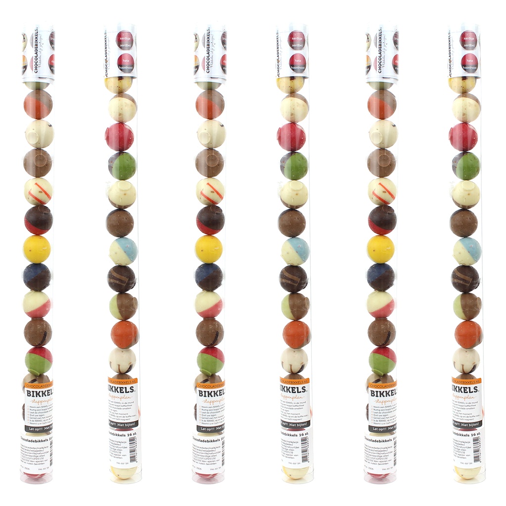 Bikkels - Chocolade Koker 16 st      