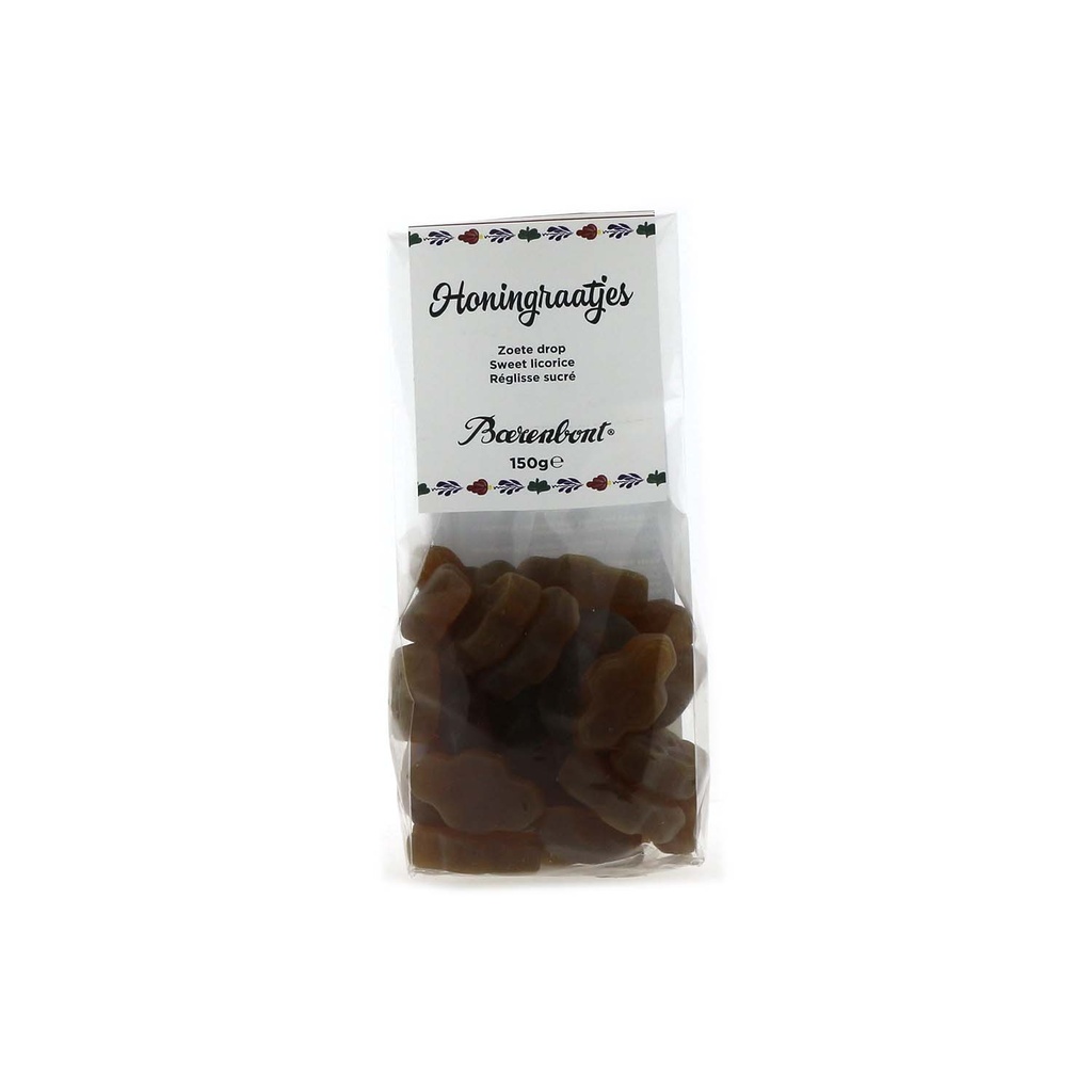 Boerenbont - Honinggraatjes Zoete Drop 150g     