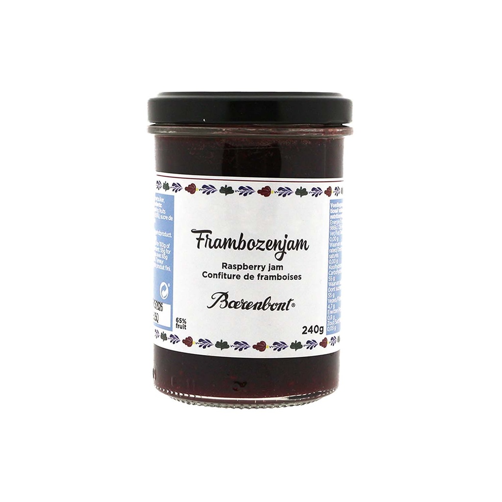Boerenbont - Jam Framboos 240 g     