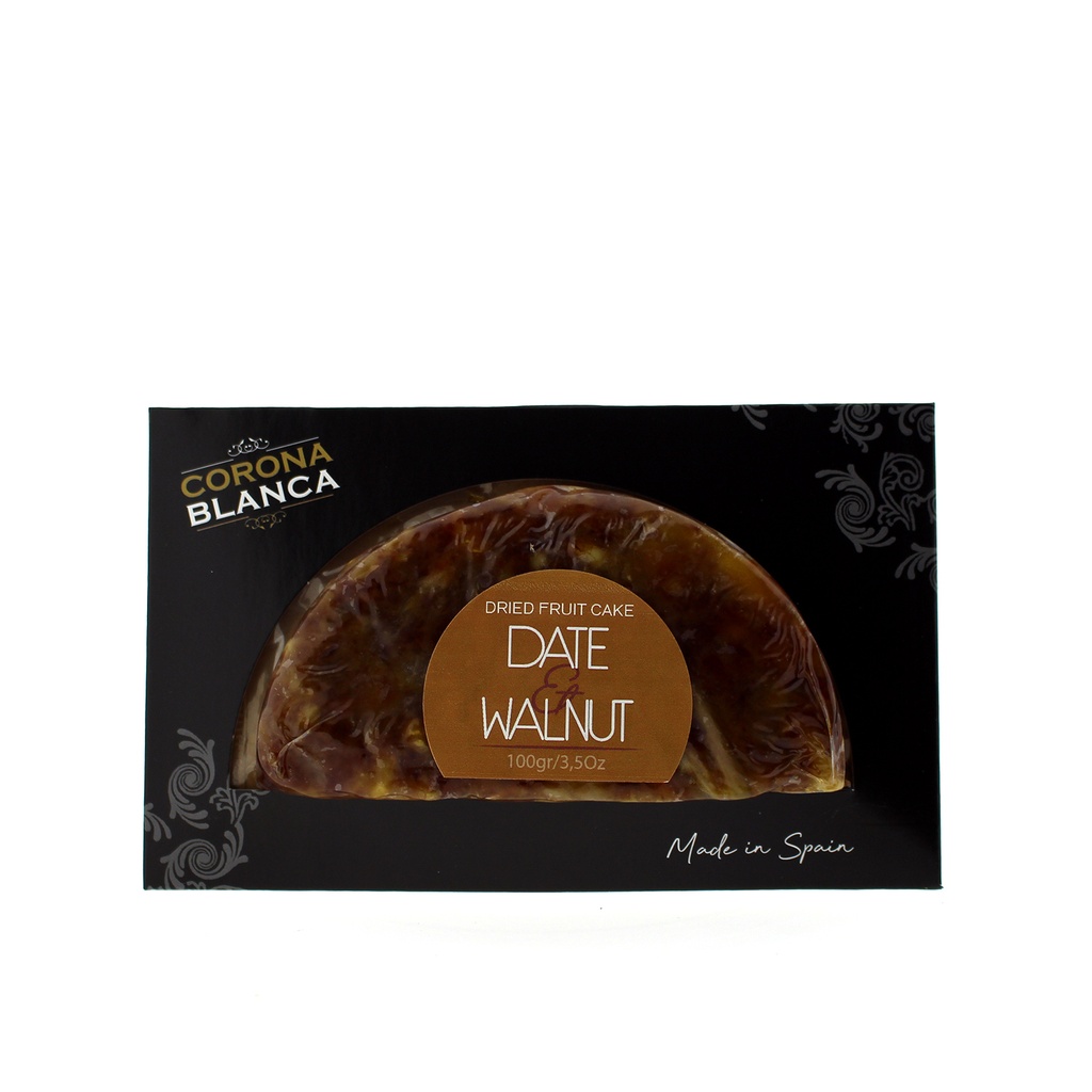 Corona Blanca - Dadel Walnootbrood Half Maantje 100 g