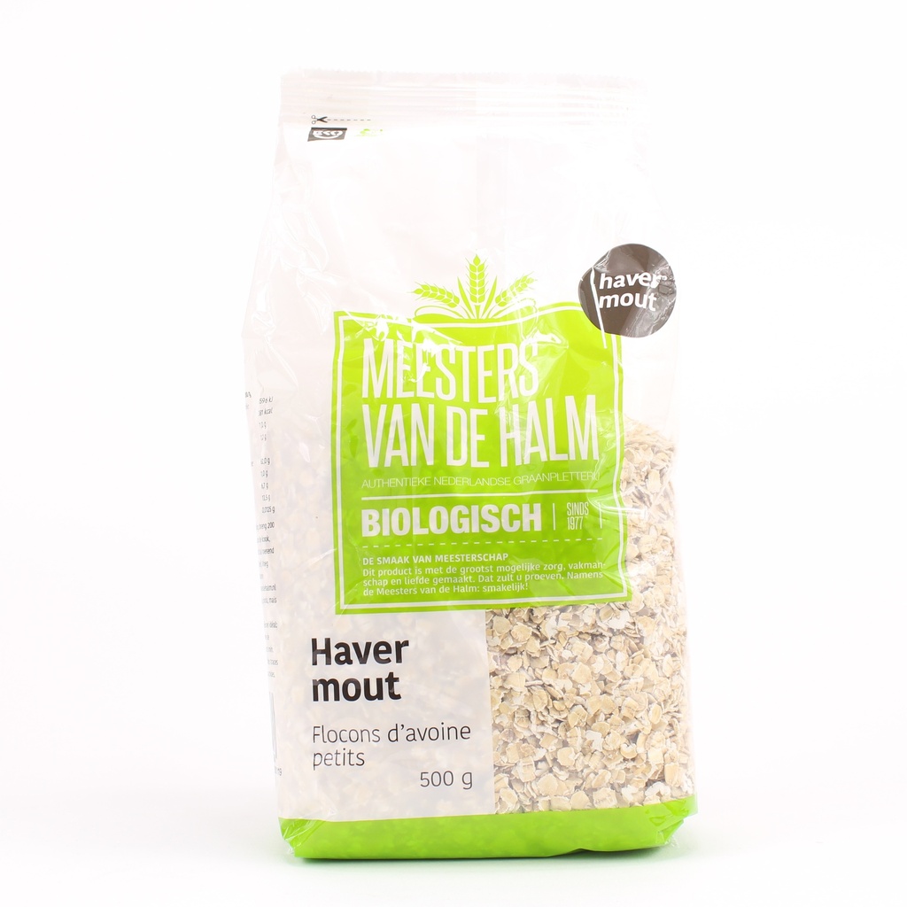 De Halm - Havermout 500 g BIO