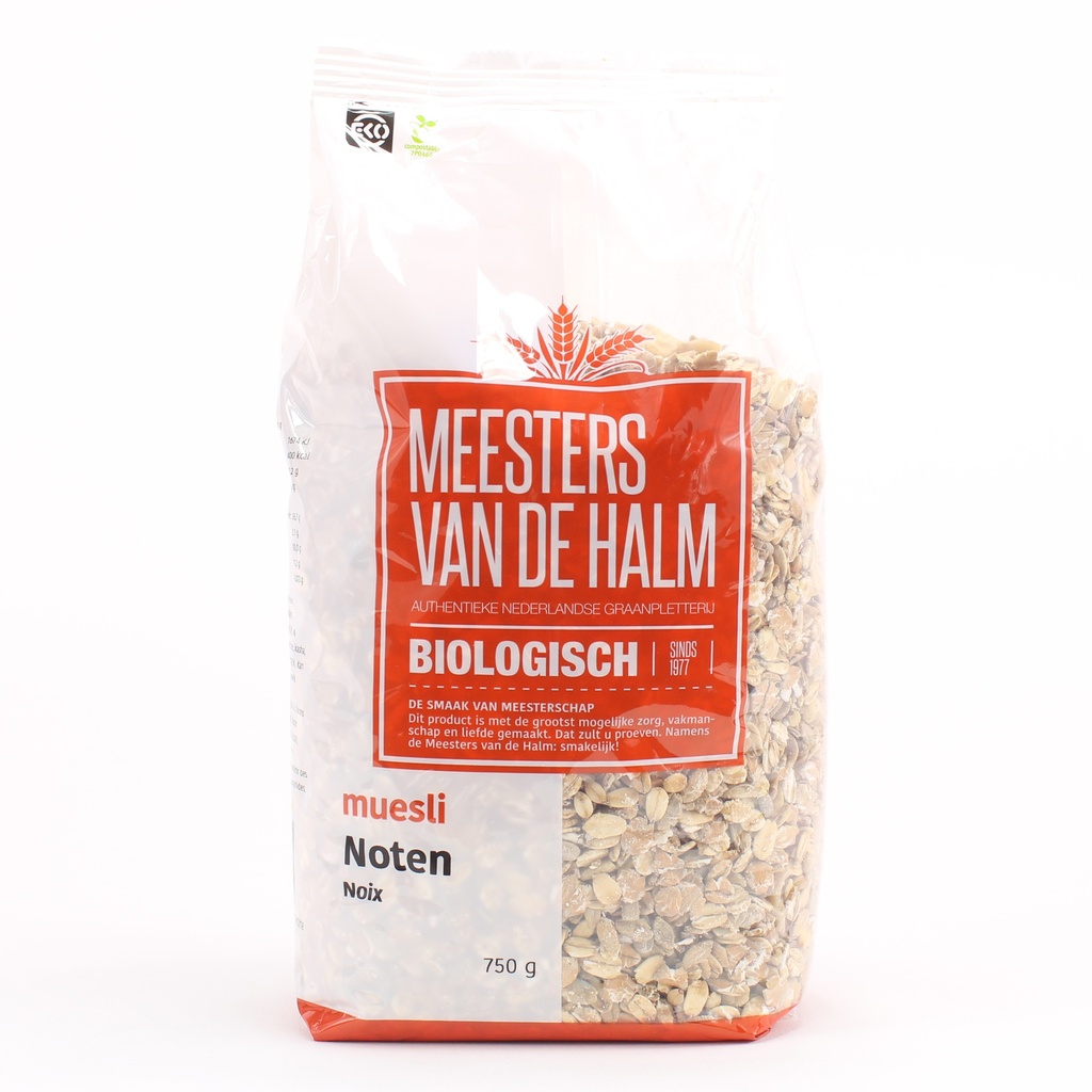 De Halm - Notenmuesli 750 g BIO