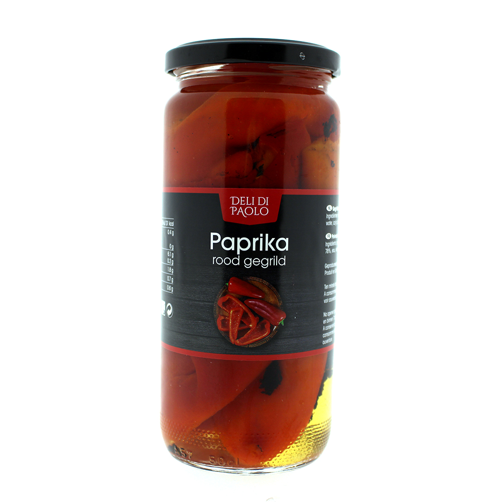 Deli Di Paolo - Paprika Gegrild Rood 450 g    