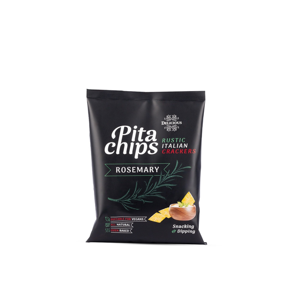 Delicious Food and Gourmet - Pita Chips Rosemary 80g     