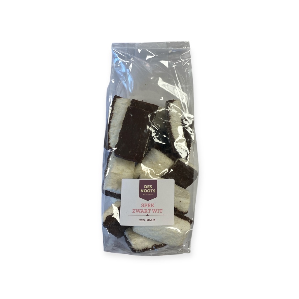 Des Noots - Spek zwart wit 220 g  