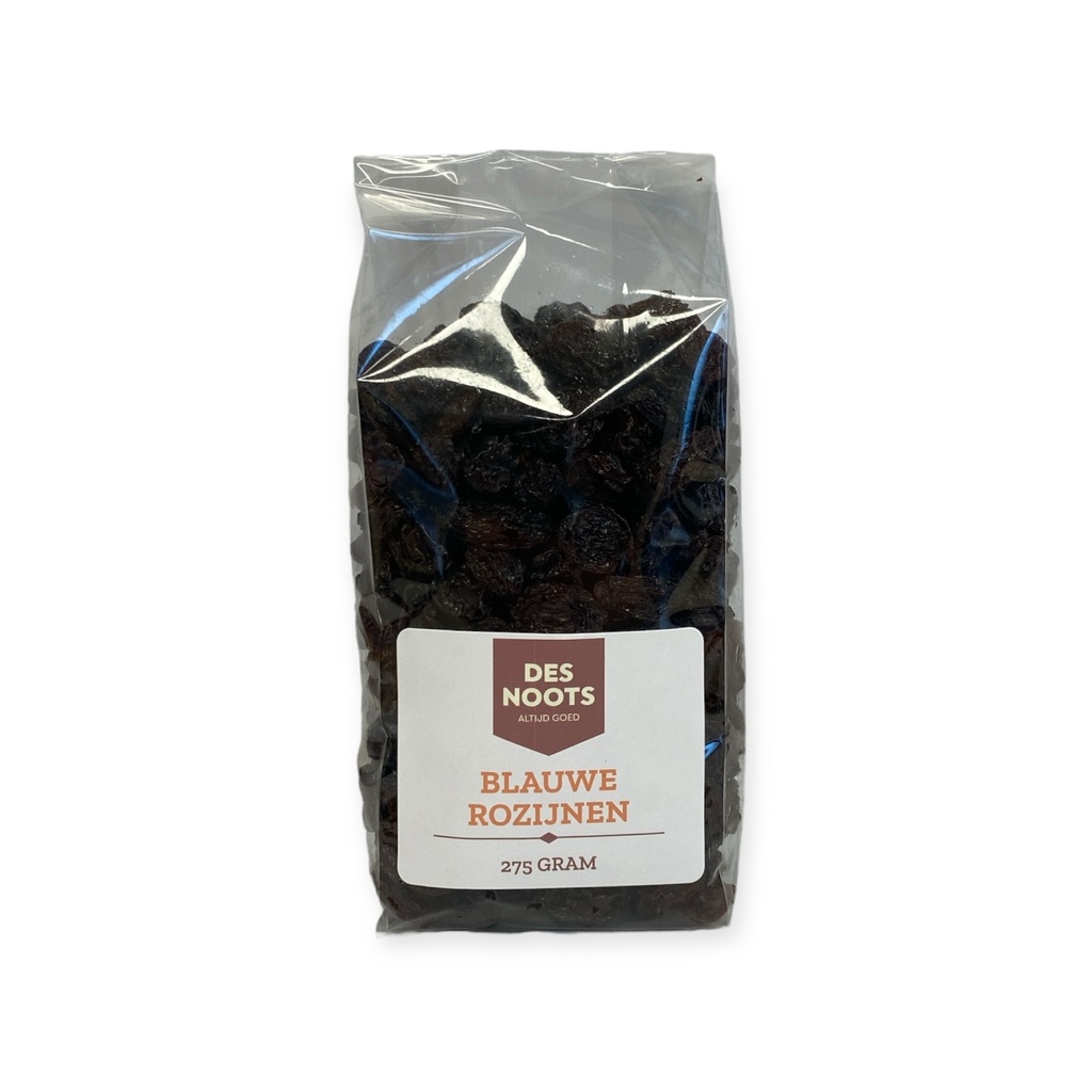 Des Noots - blauwe rozijnen 275 g   
