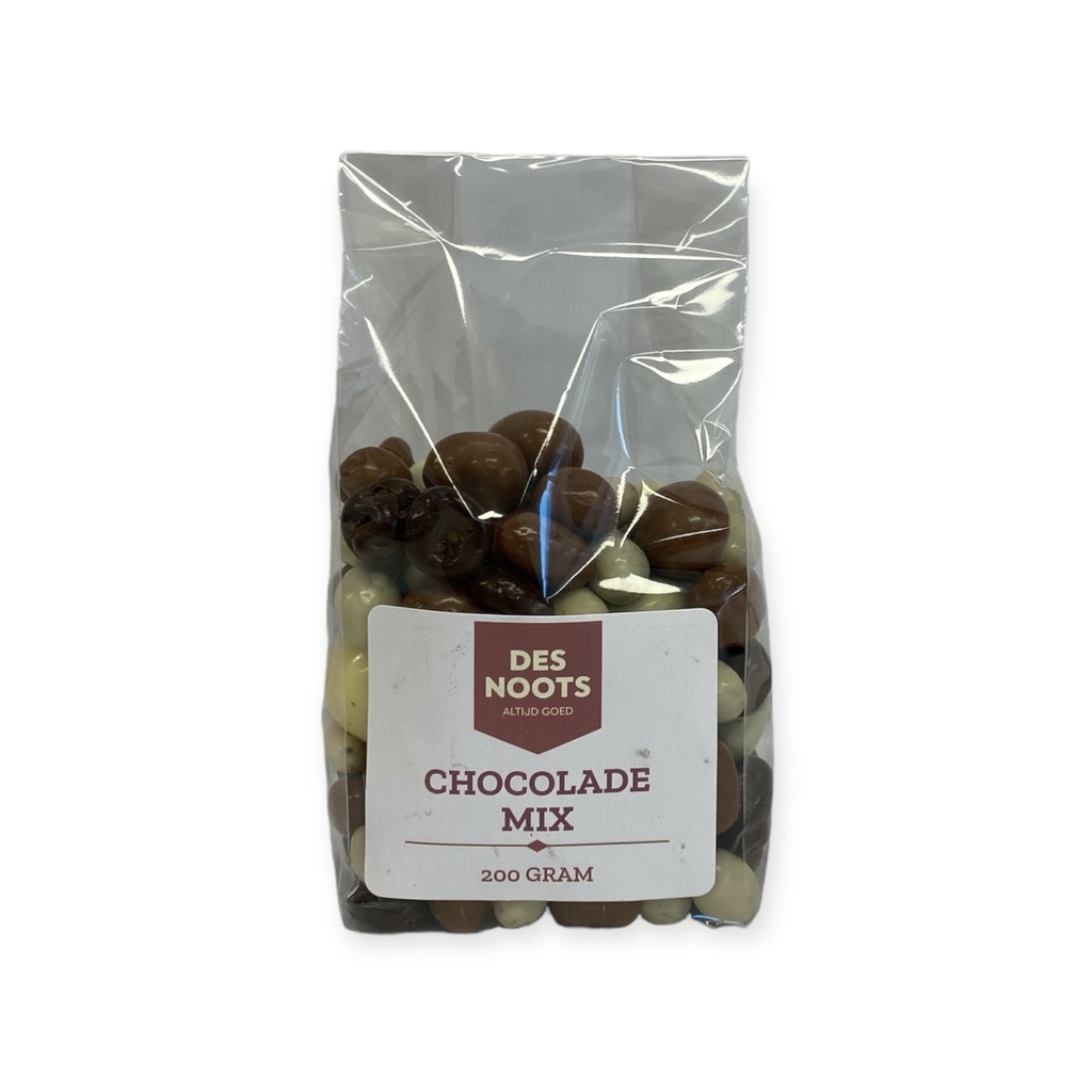 Des Noots - chocolade mix 200 gr    
