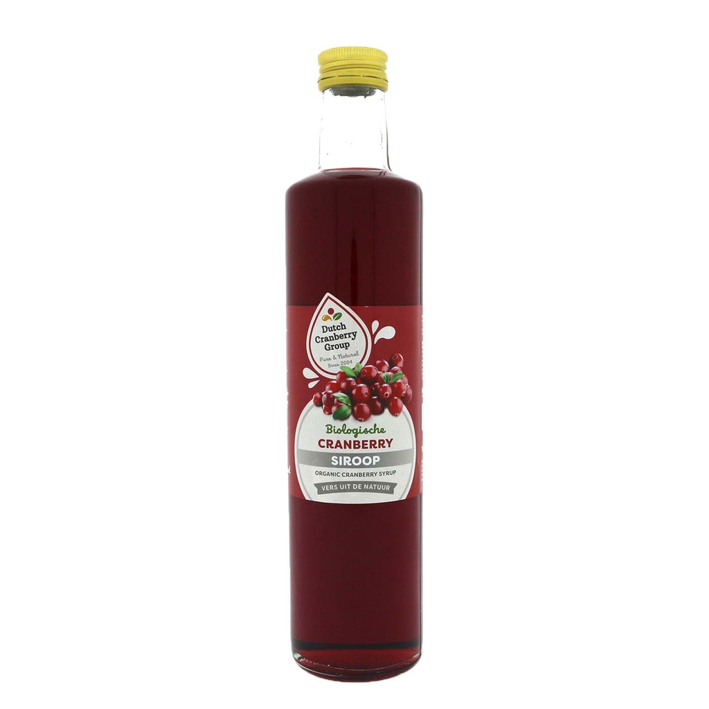 Dutch Cranberry Group - cranberry siroop 500 ml - BIO   
