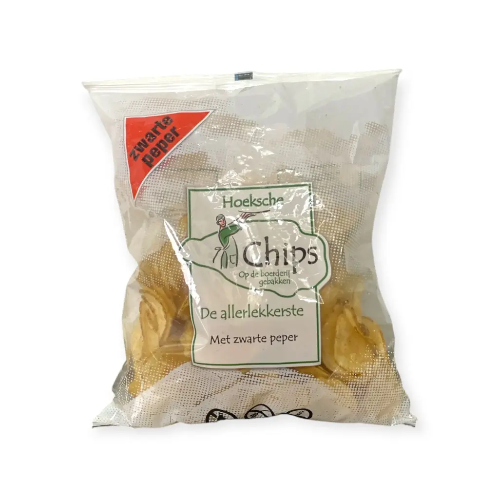 Hoeksche - Chips met zwarte peper 150g    