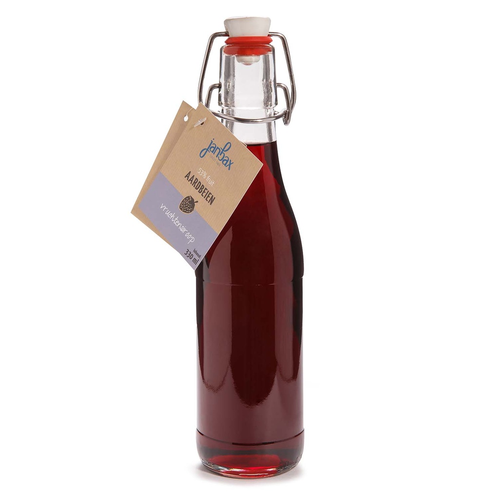 JanBax - Aardbeiensiroop weck 350 ml     
