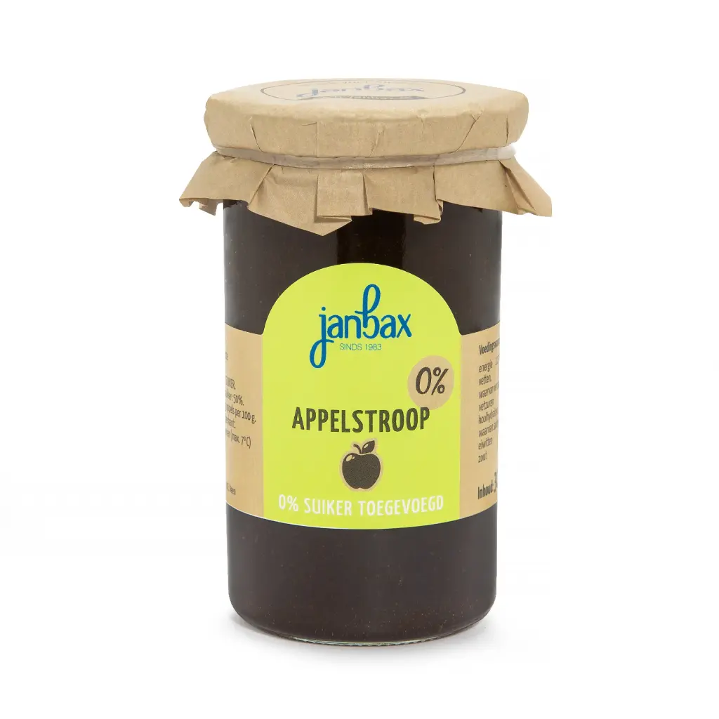 JanBax - Appelstroop - z toev suiker 300 gr  