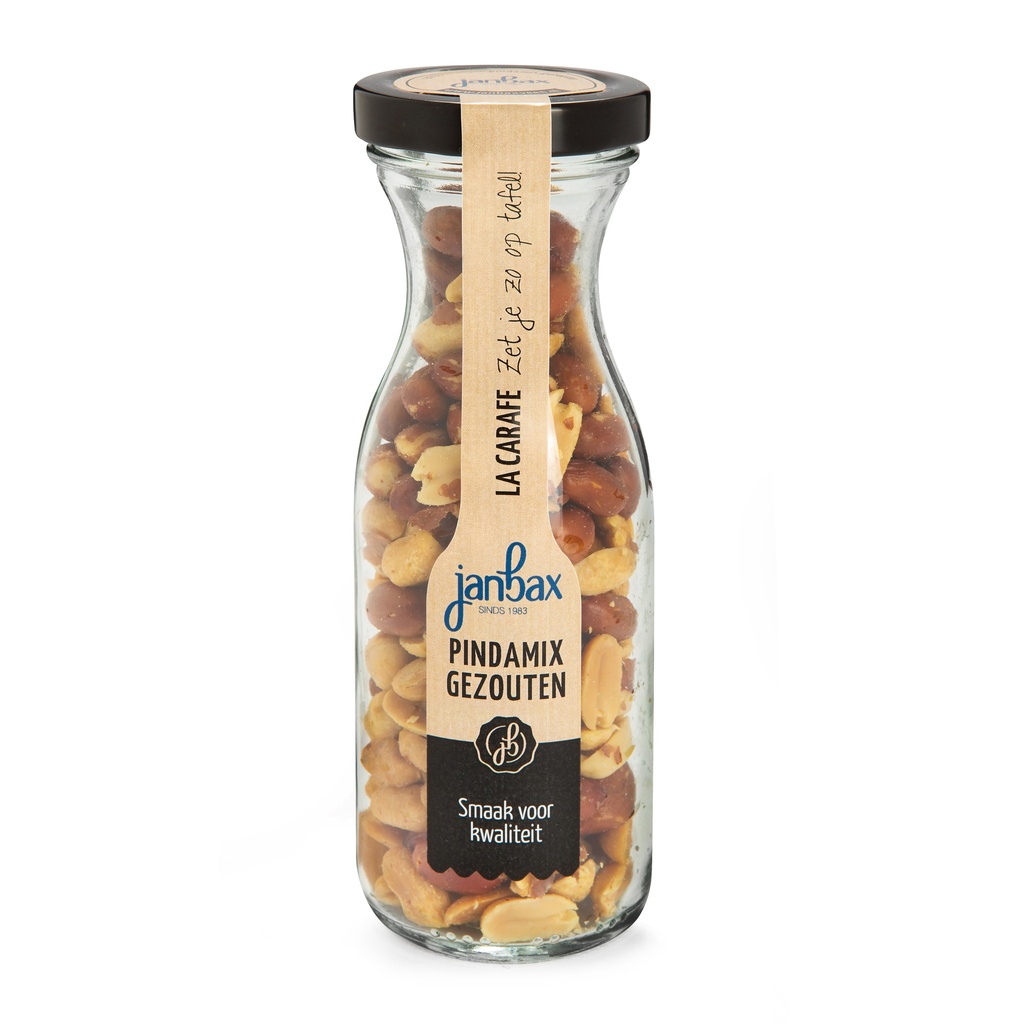 JanBax - Borrelc. Karaf Pindamix Gezout 150gr    