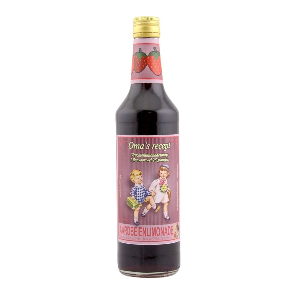 JanBax - Oma`s limonade aardbei 70 cl    