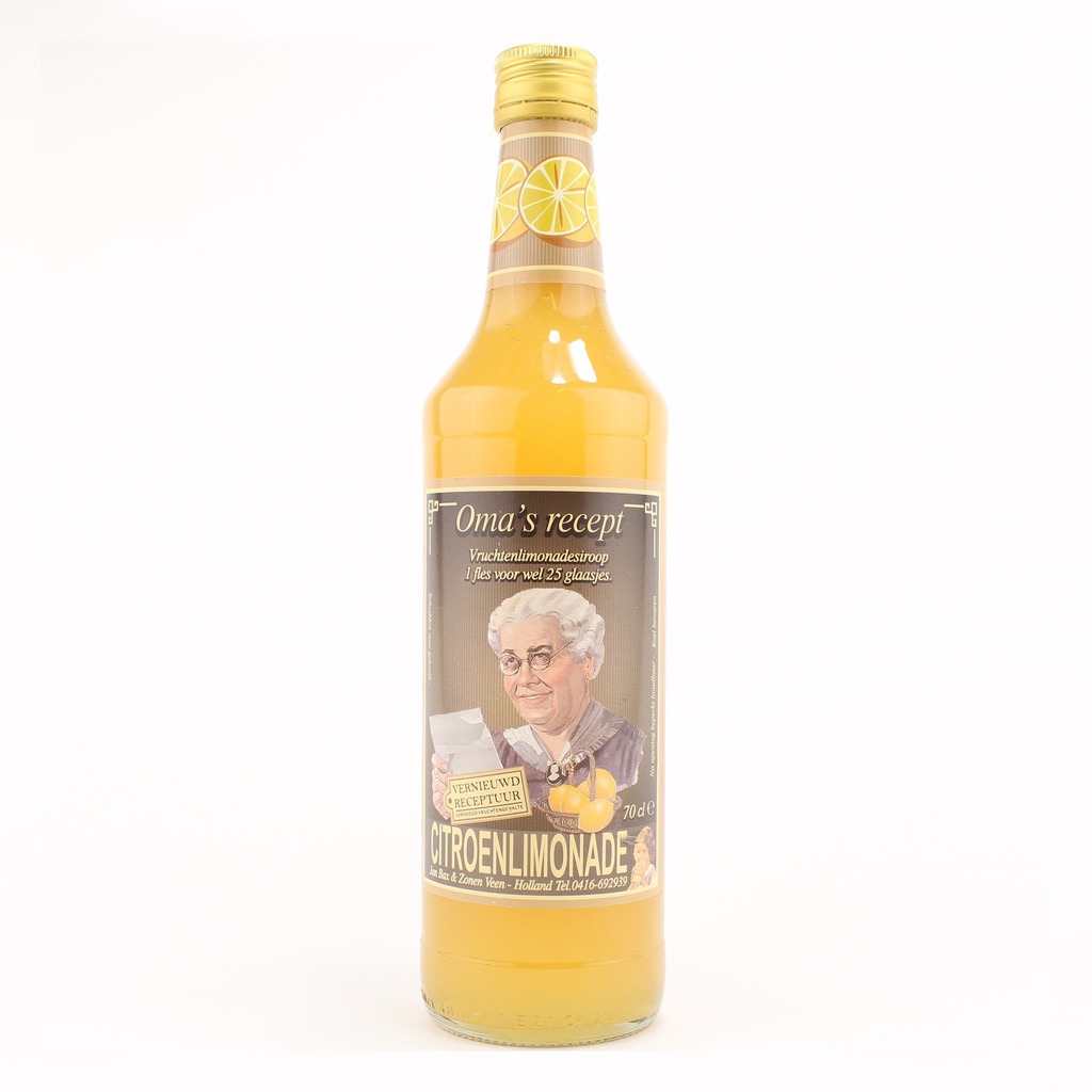 JanBax - oma`s limonade citroen 70 cl    