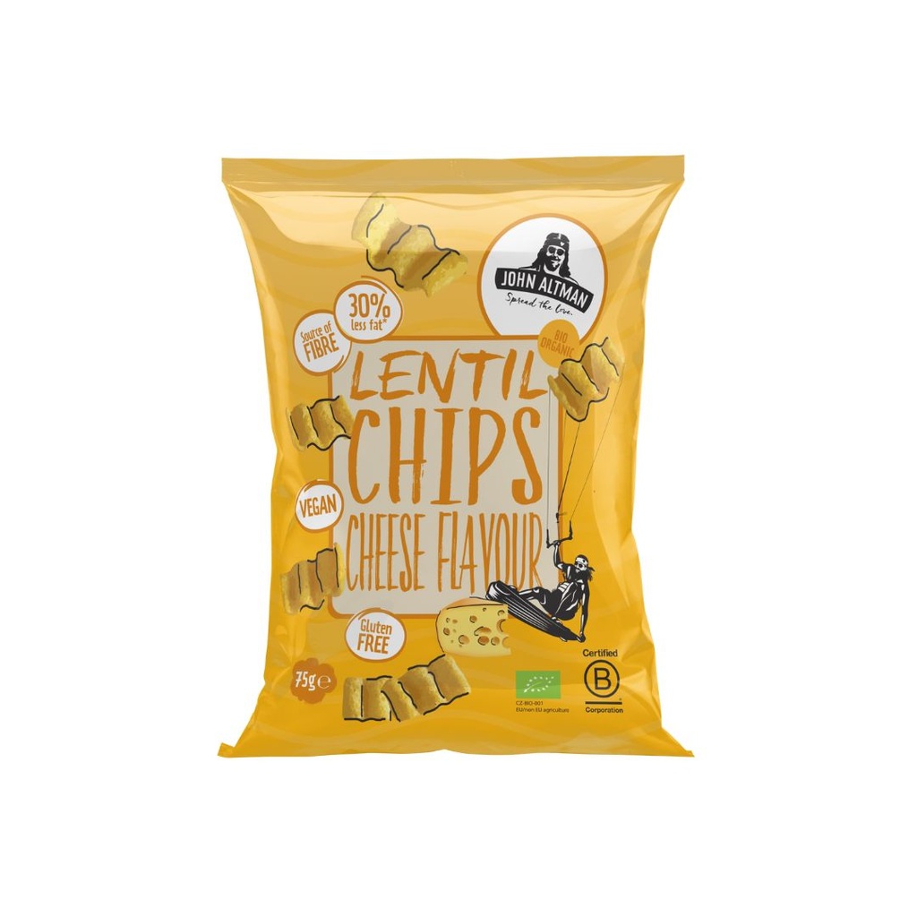 John Altman - Linzen chips kaas 75g BIO    