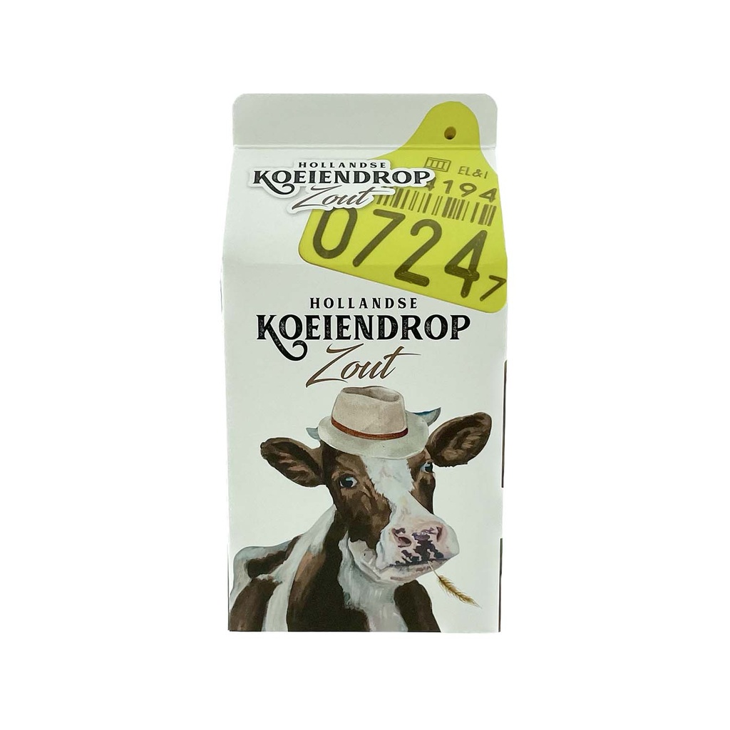 Koeiendrop - Melkverpakking Zout 200 g      