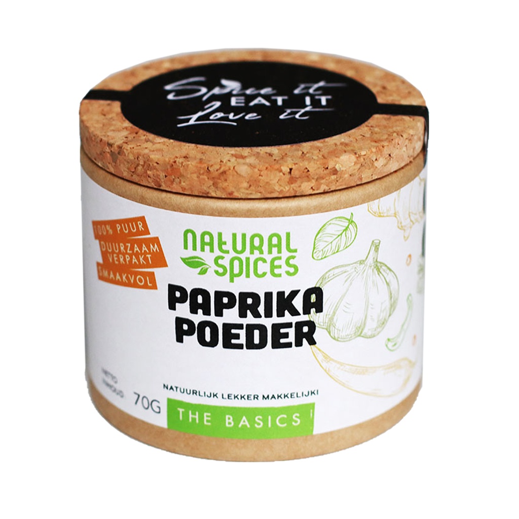 Natural Spices - Paprika Poeder 70g      