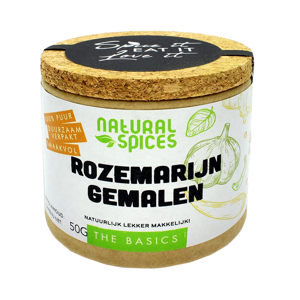 Natural Spices - Rozemarijn Gemalen 50g      