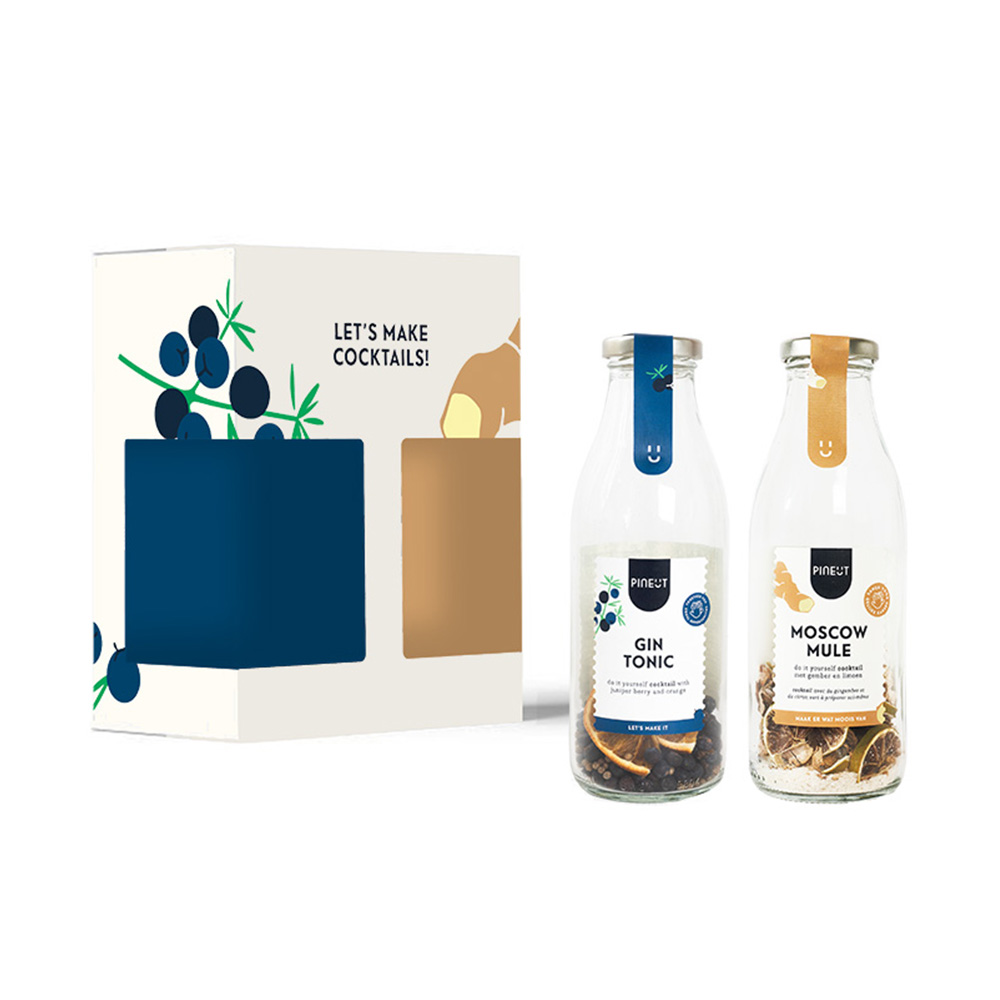 Pineut - Cocktails - Giftpack Gin Tonic & Moscow Mule 90 g