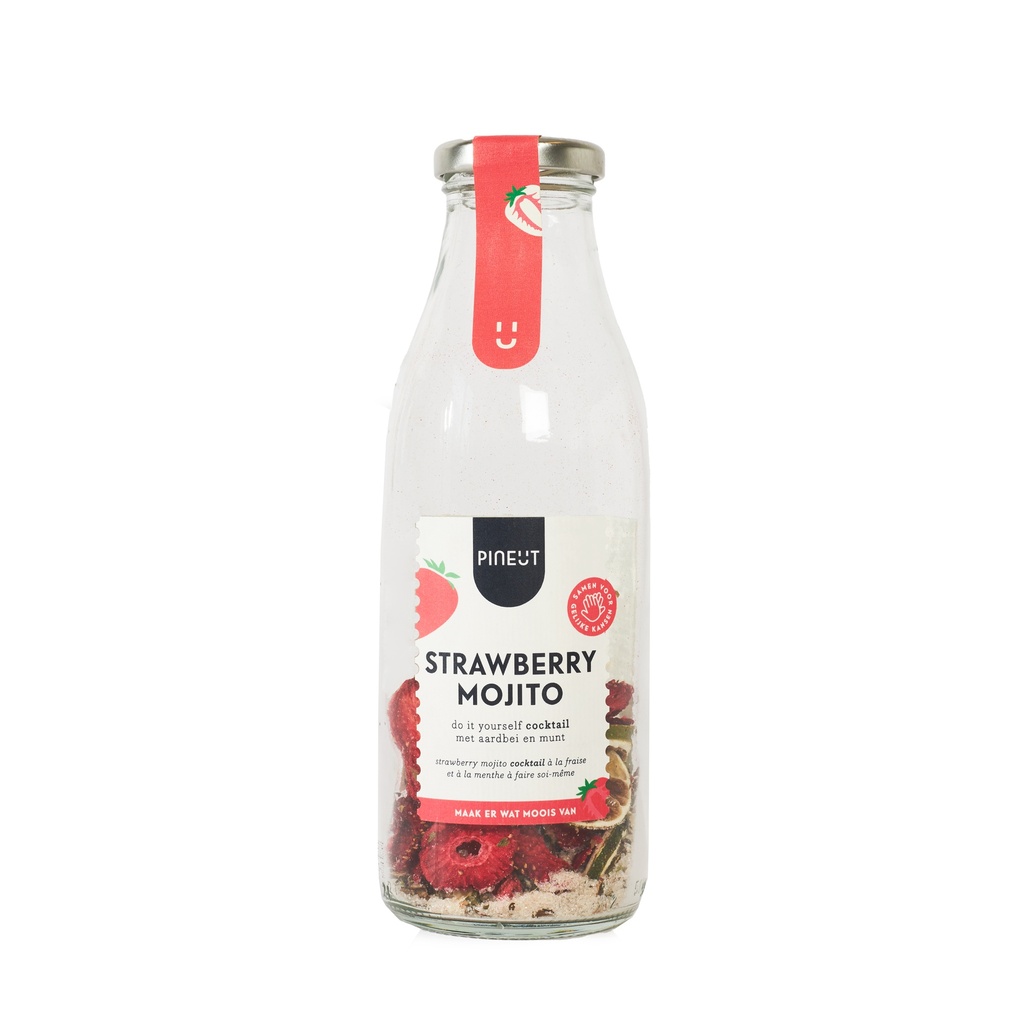 Pineut - Cocktails - Strawberry Mojito BIO Fles 56g      
