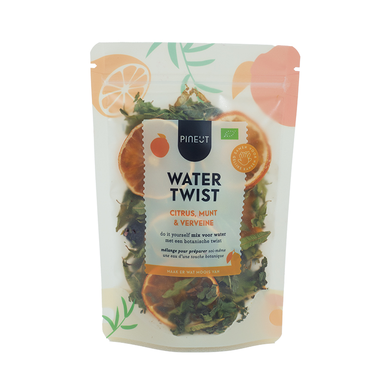 Pineut - Water Twist - Citrus Munt Verveine Pouch 20 g BIO