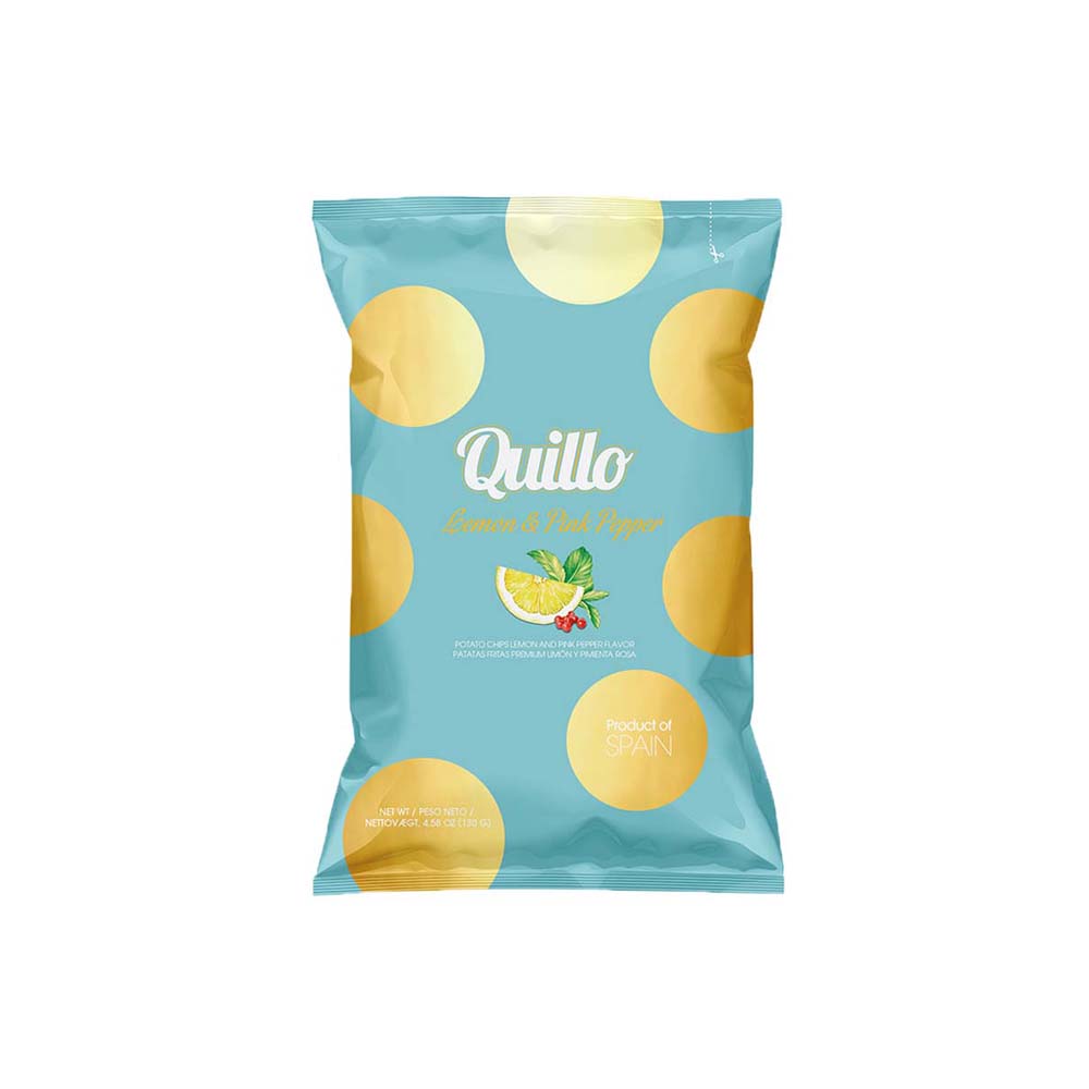 Quillo - Chips Lemon & Pink Pepper 45g   