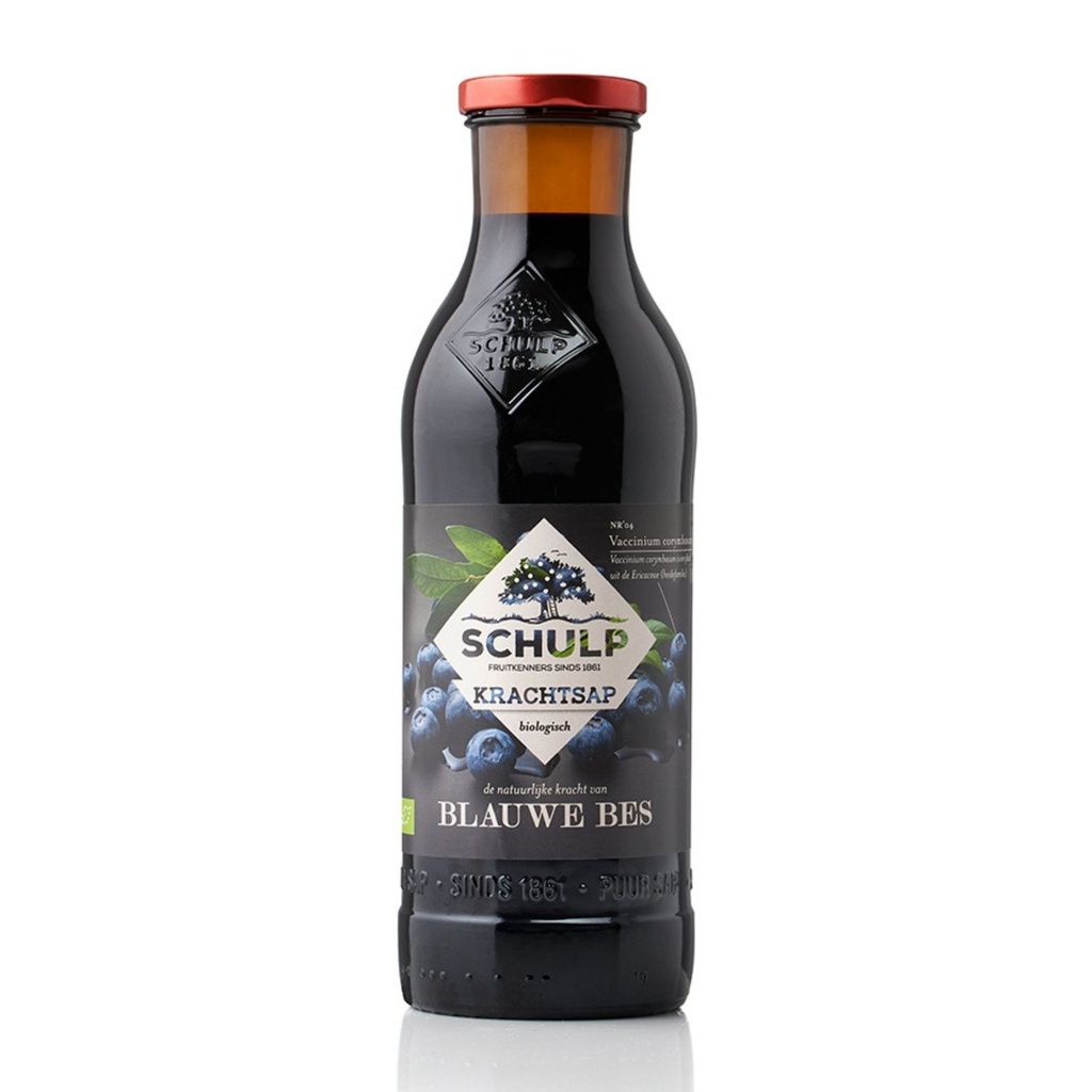 Schulp - Krachtsap Blauwe Bes 750ml - BIO   