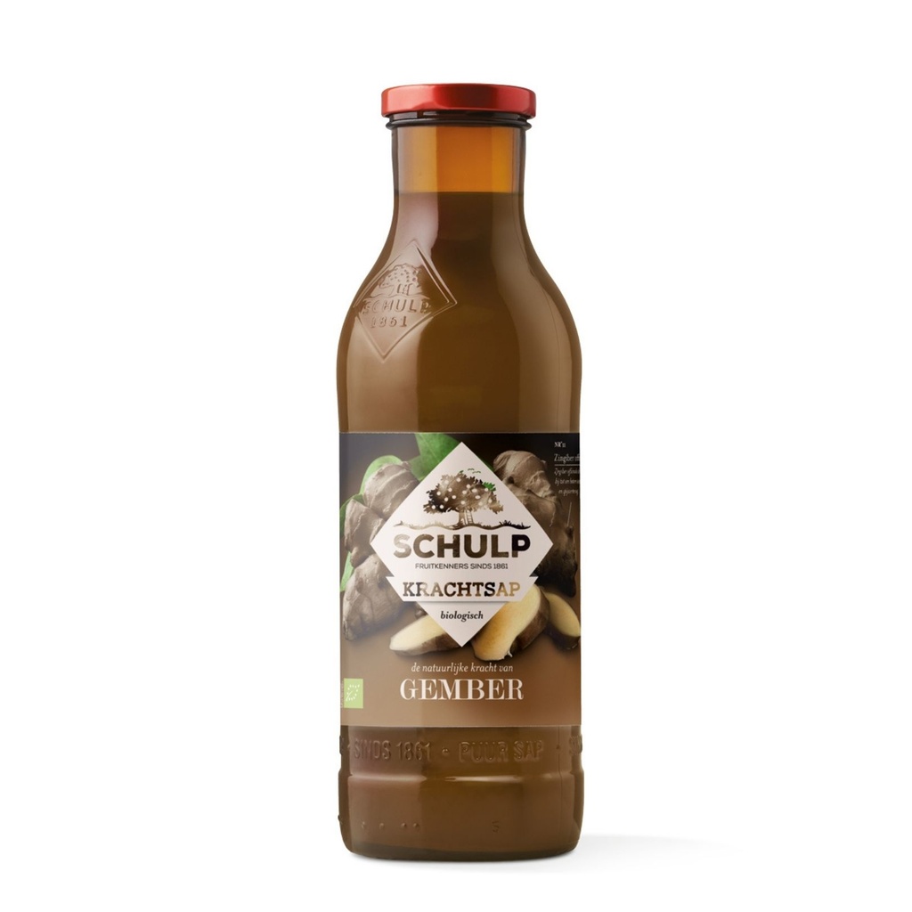 Schulp - Krachtsap Pure Gember BIO 750ml    