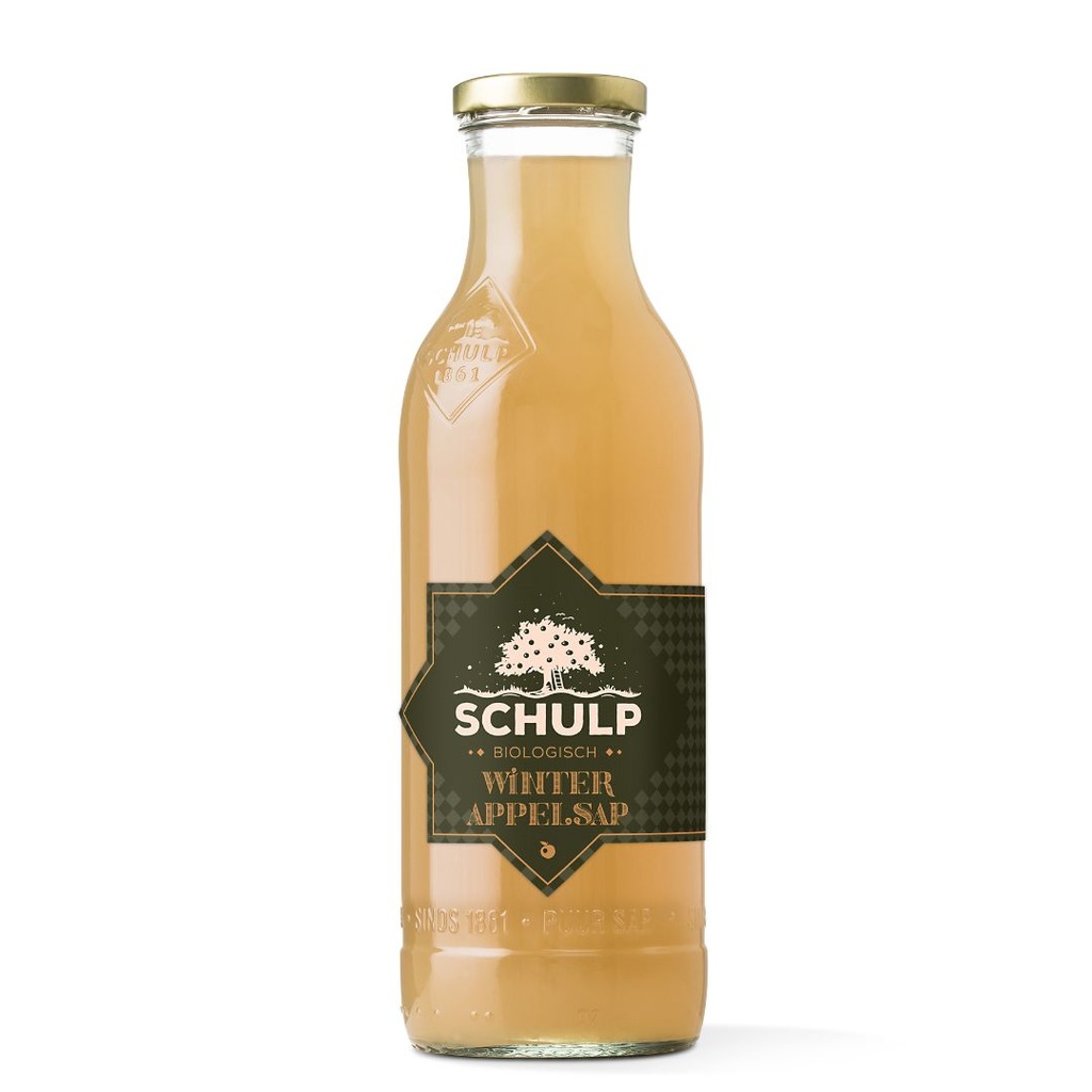 Schulp - Winter Appel 750 ml groen BIO   