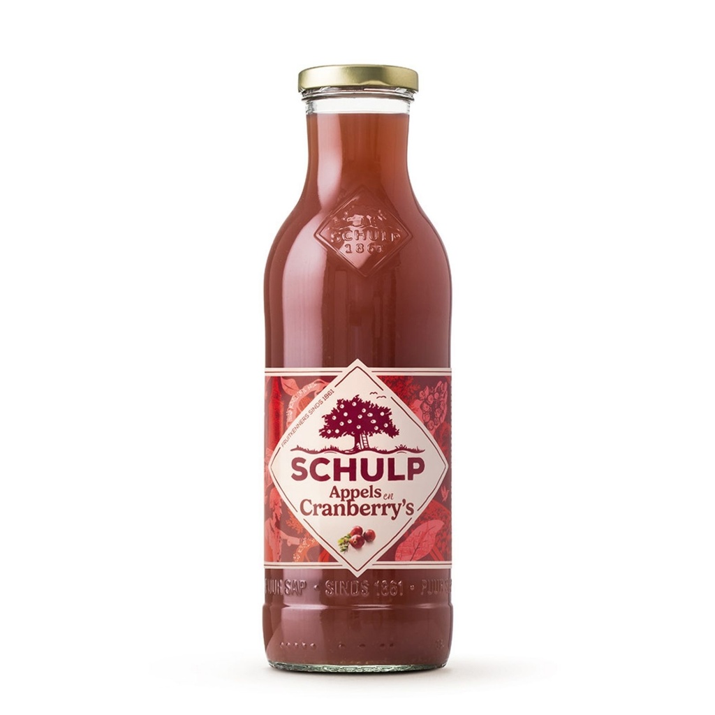 Schulp - groot appel & cranberry 750 ml   