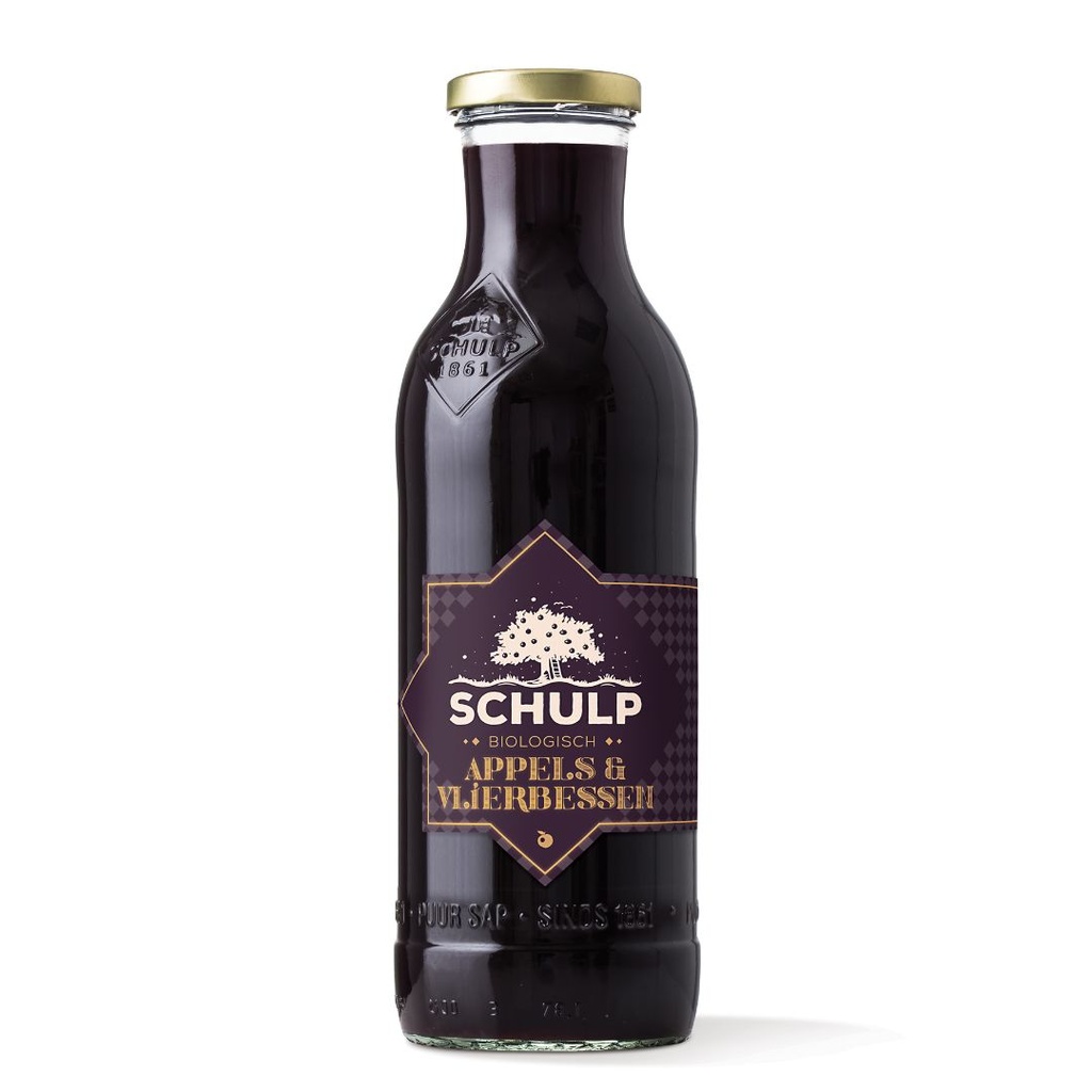 Schulp - Winter appels & vlierbessen 750 ml BIO  