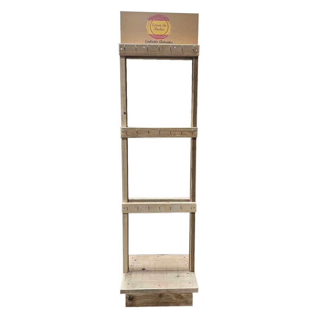 Serra de Rodes - Presentatie rek voor worsten     