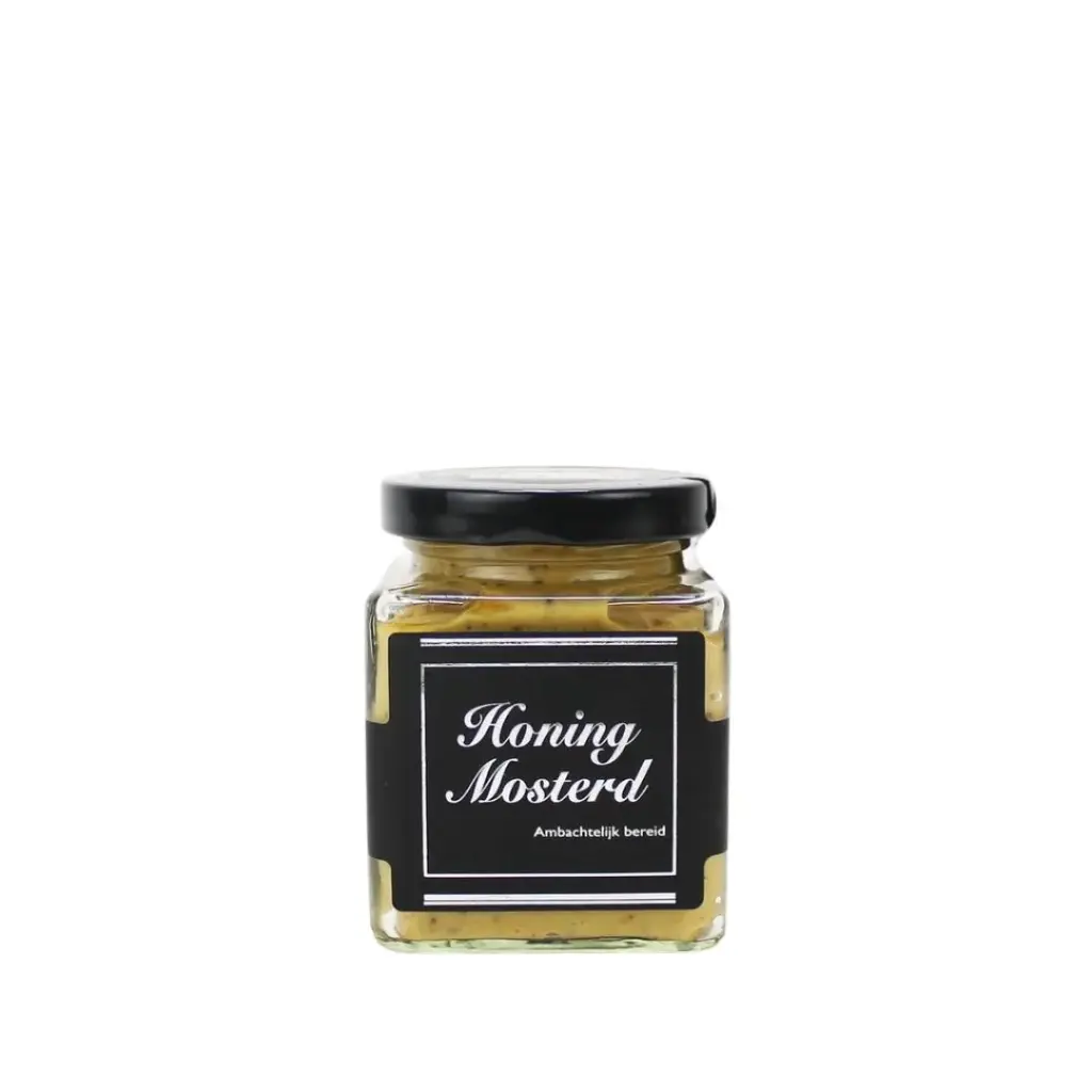 Theo van Woerkom - Honing Mosterd Vierkant 200ml     