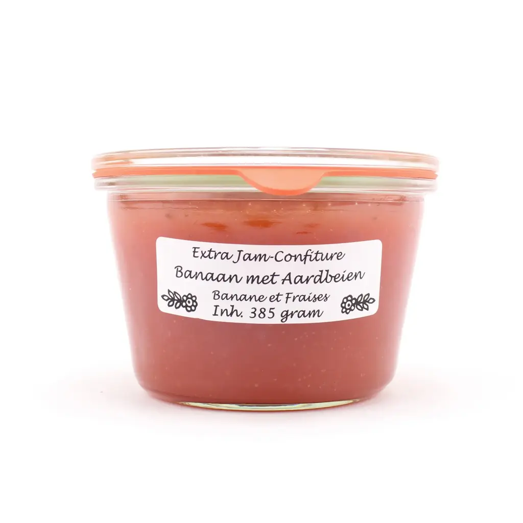Theo van Woerkom - Banaan met Aardbei 385 g    