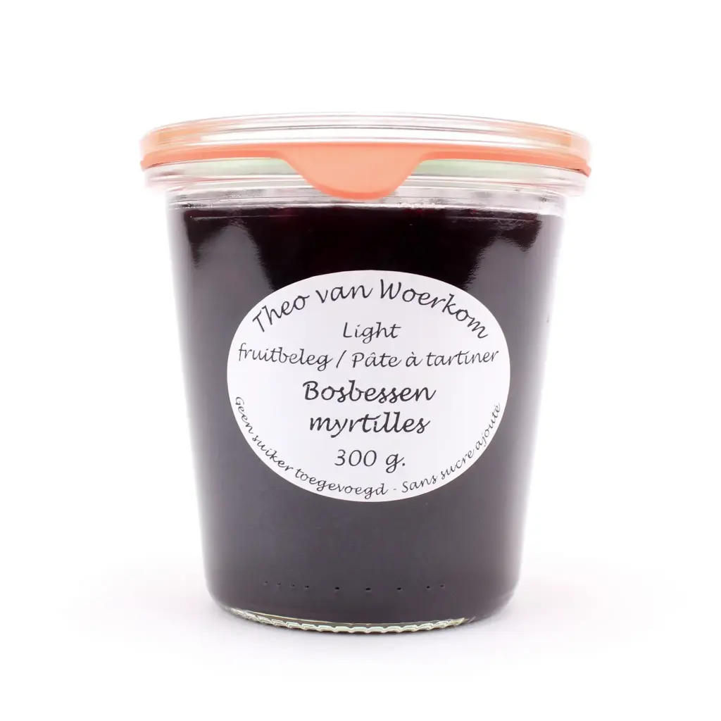 Theo van Woerkom - bosbessen light 300 gr     