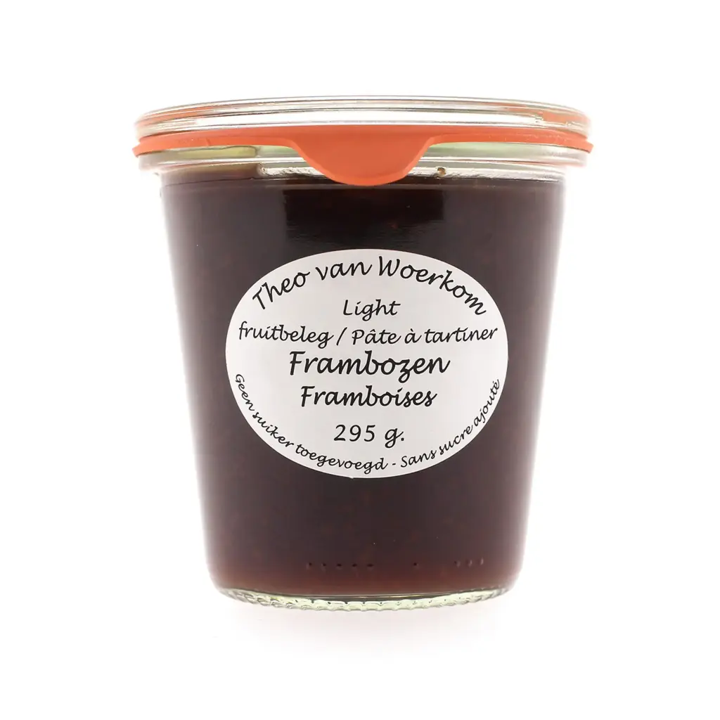 Theo van Woerkom - frambozen light 295 gr     
