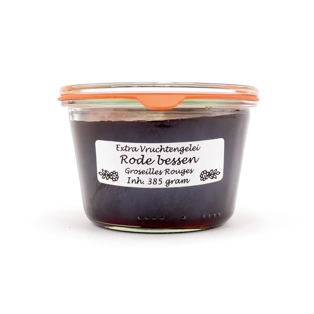 Theo van Woerkom - rode bessen gelei 385 gr    
