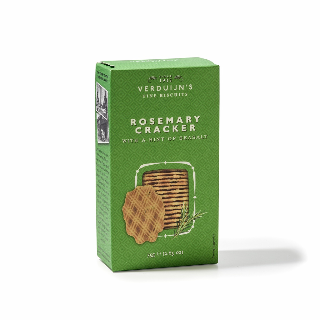 Verduijn's Fine Biscuits - Rozemarijncrackers 75 g     