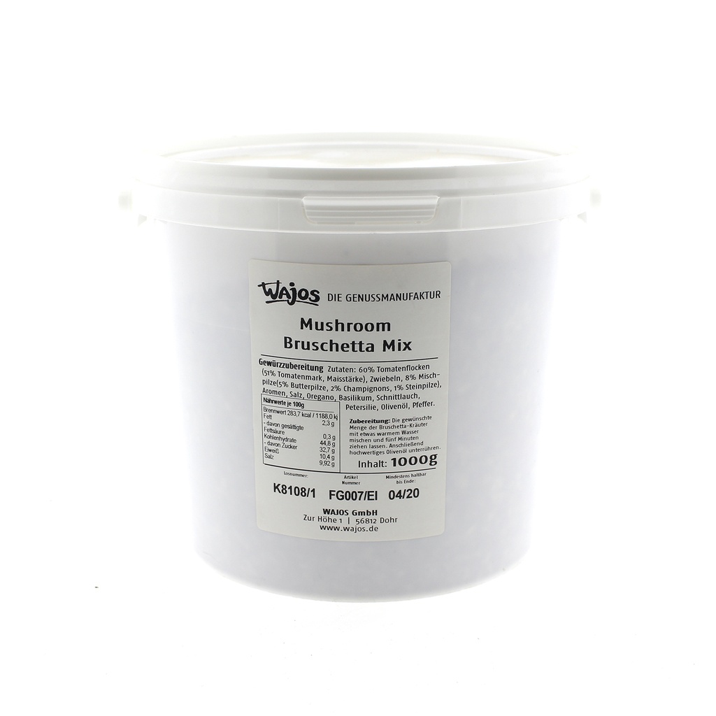 Wajos - Bruschetta paddestoel 1 kg