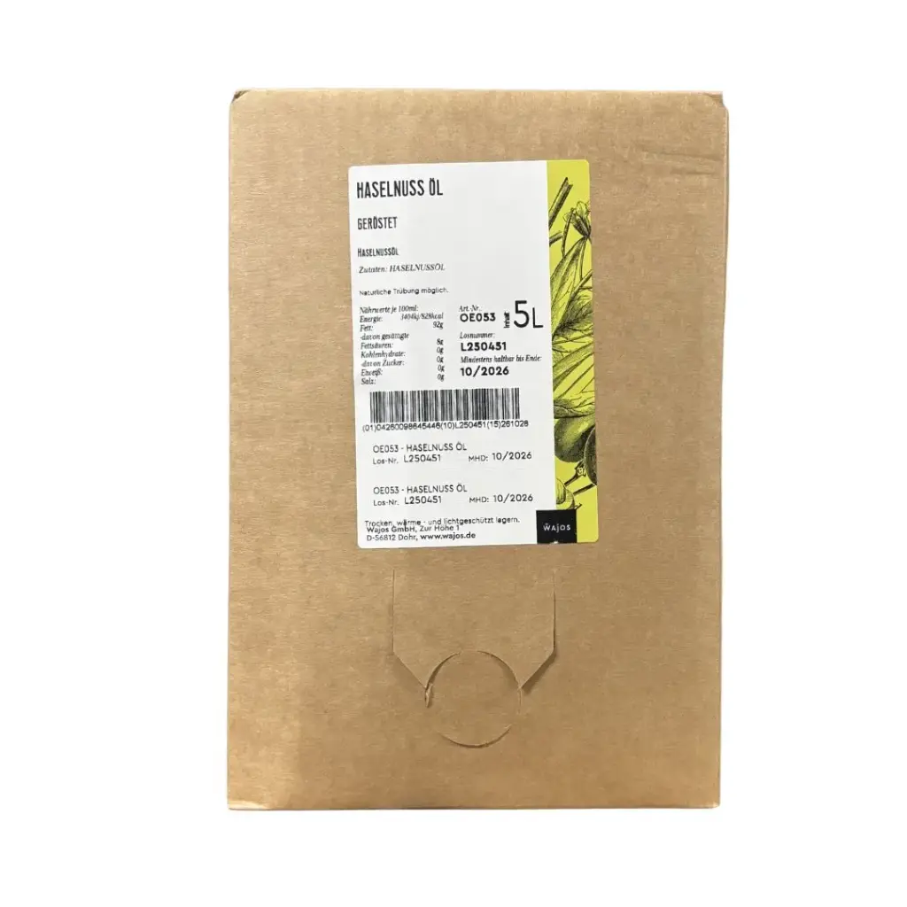 Wajos - Hazelnootolie 5 L