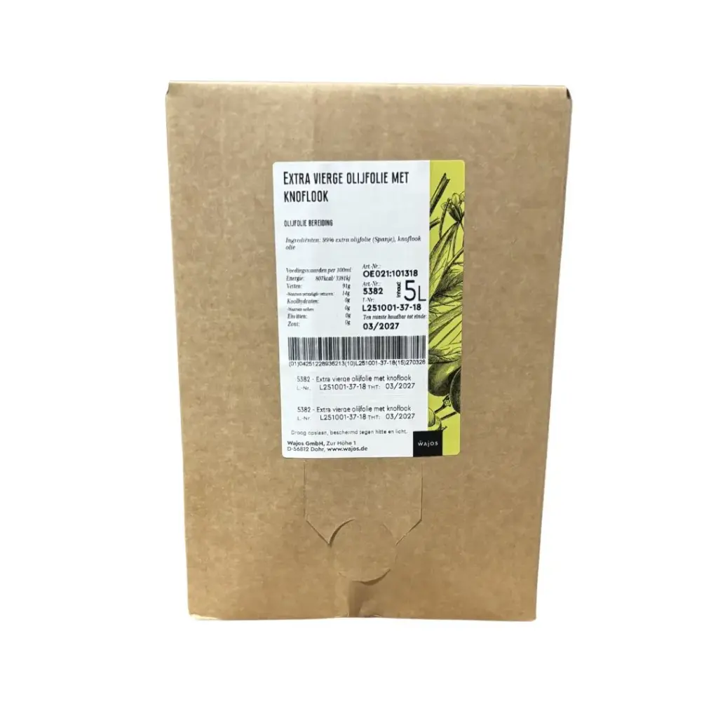 Wajos - Olijfolie met Knoflook 5 L