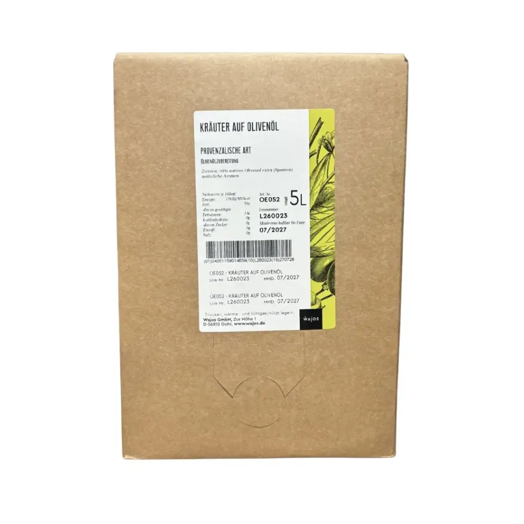 Wajos - Olijfolie met Provençaalse kruiden 5 L