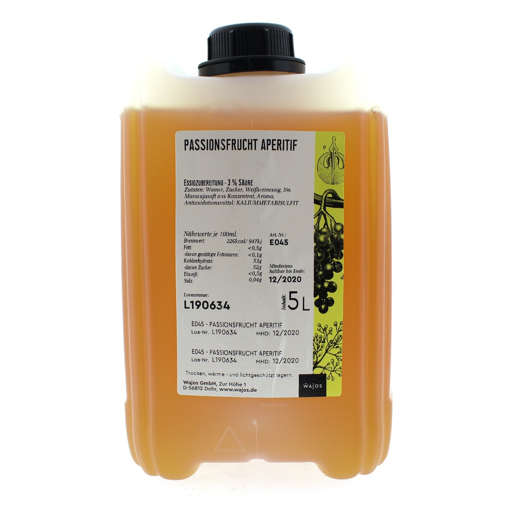 Wajos - Passievrucht Aperitief 5 L     