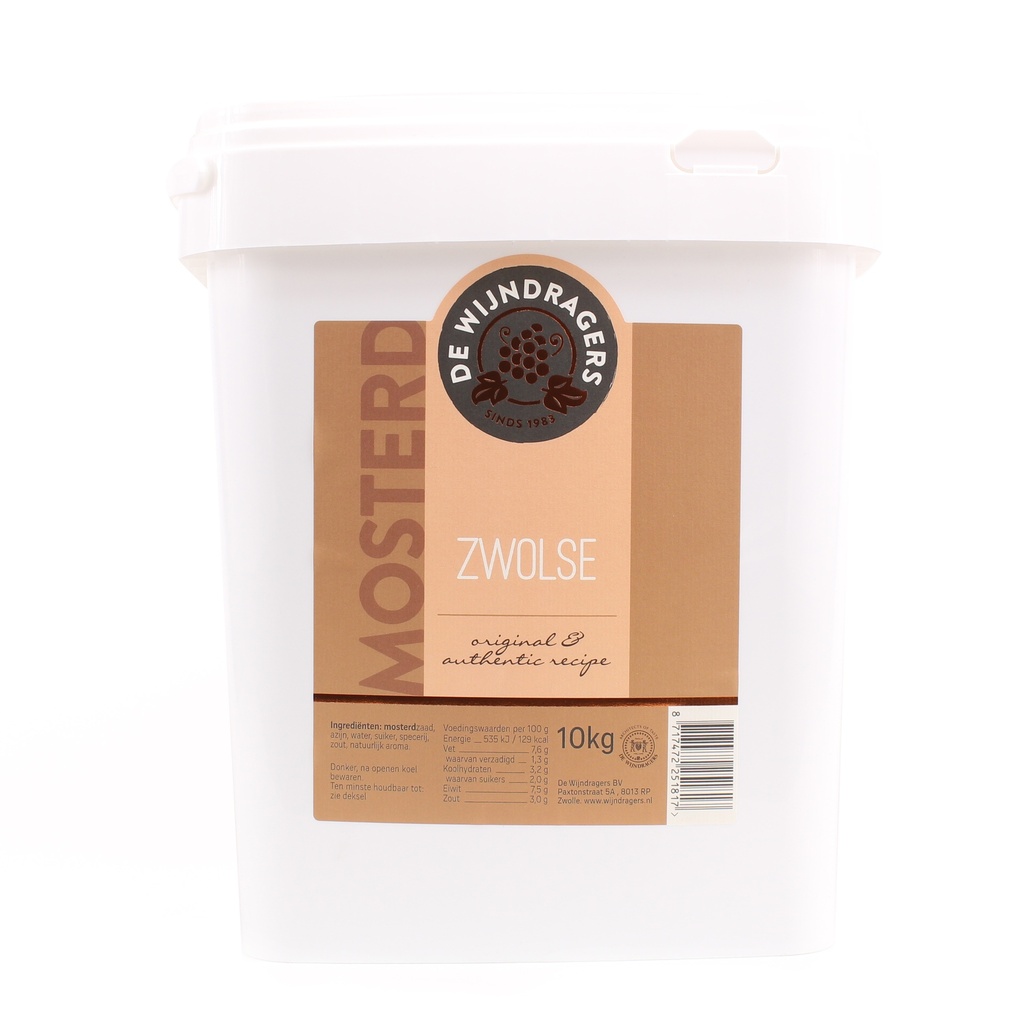 Wijndragers - Zwolse mosterd (naturel) 10 kg     