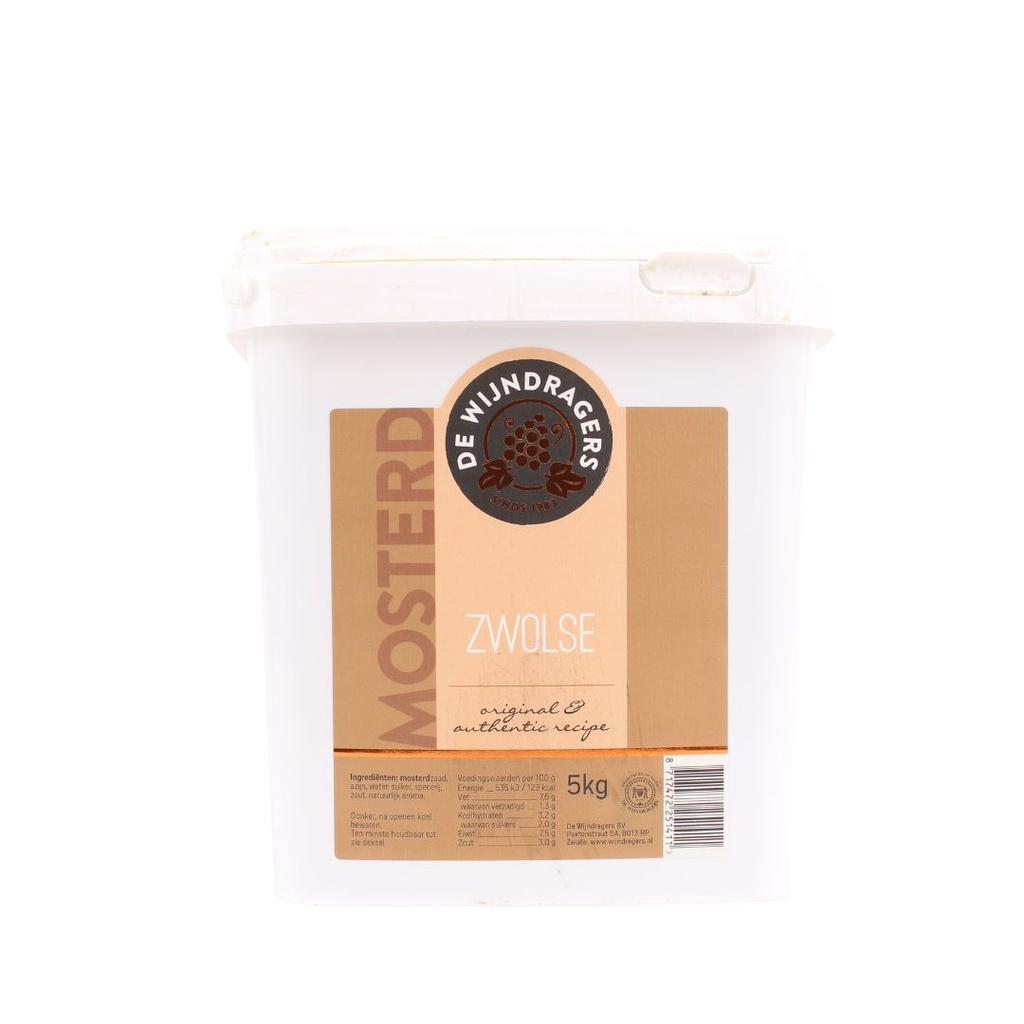 Wijndragers - Zwolse mosterd (naturel) 5 kg    