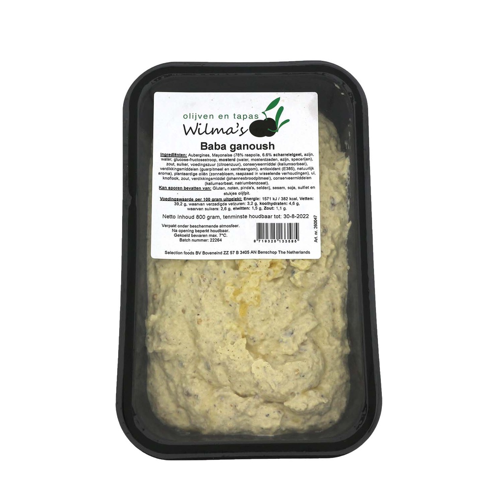 Wilma's - Baba Ganoush 800 gr     