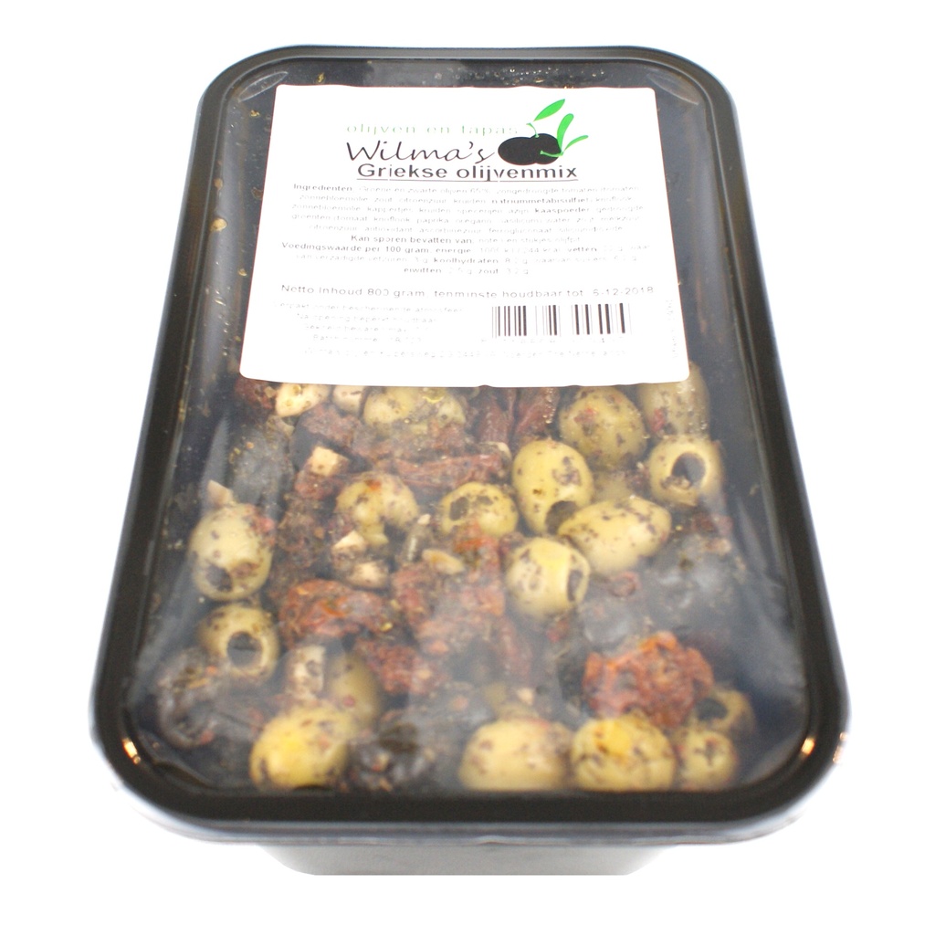 Wilma's - Griekse Olijvenmix 800 gr     