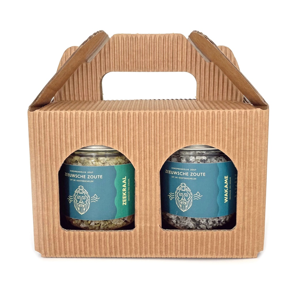 Zeeuwsche Zoute - Duo Set Zilt 200 g    