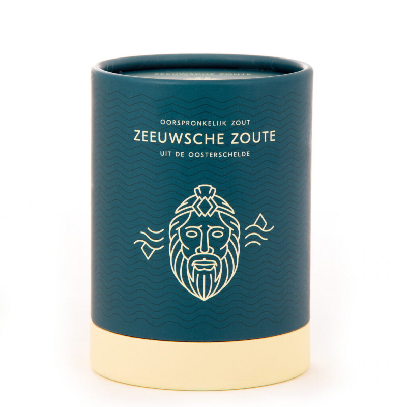 Zeeuwsche Zoute - Luxe Koker Puur Zout 100 g   